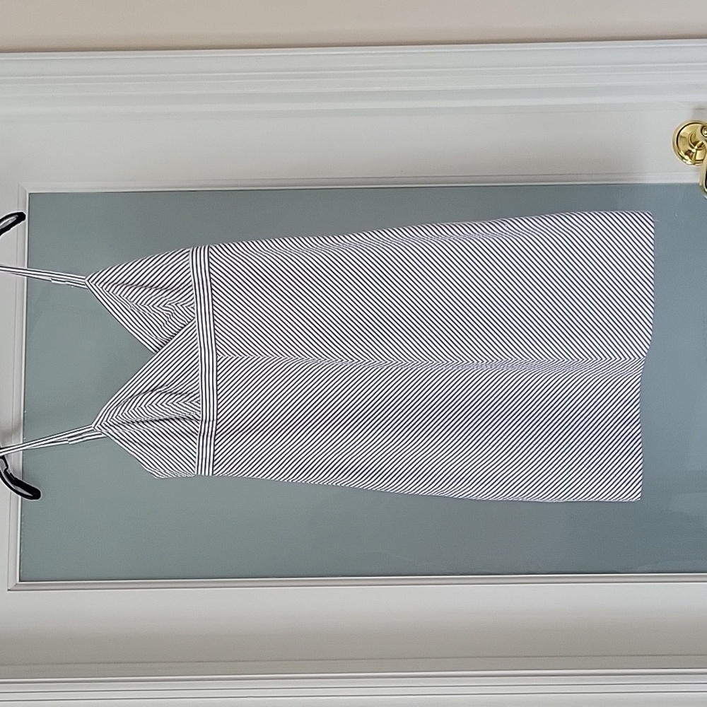 ISAAC MIZRAHI pin striped mini summer dress size 4